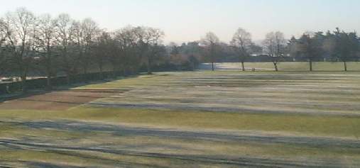School Field, February morning