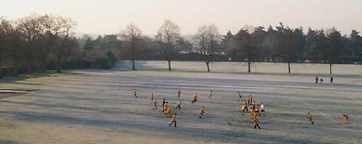 School Field, January, early morning